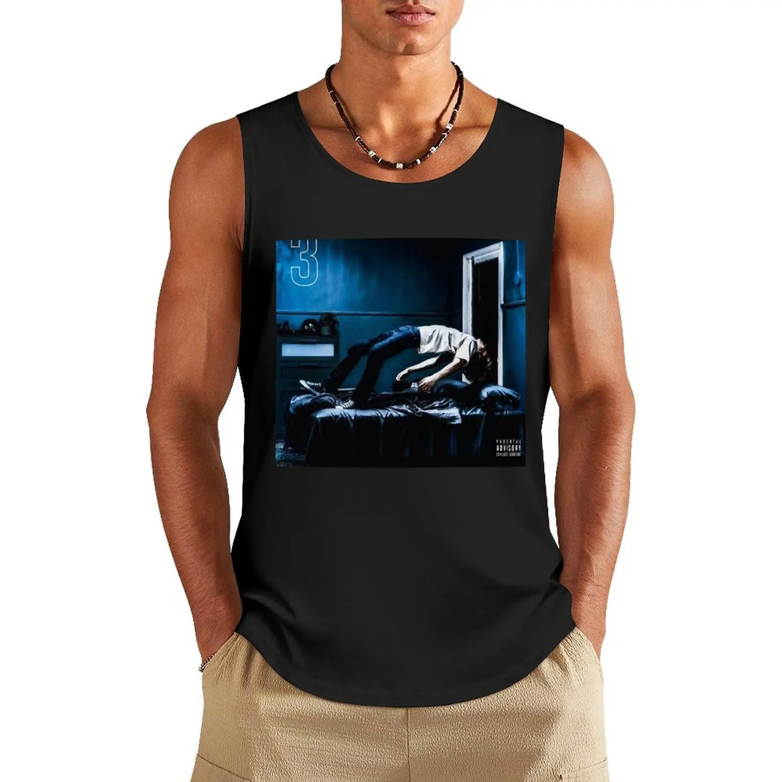 

Love 3 Album Cover Tank Top Gym t-shirt man gym men Men's sleeveless t-shirt bodybuilding t shirt