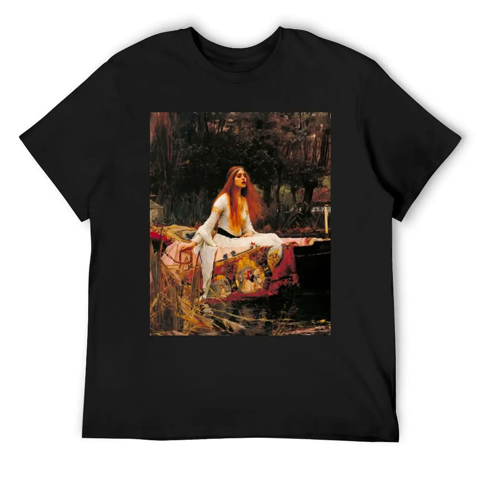 John William Waterhouse The Lady of Shalott T-Shirt anime shirts graphic oversized t shirt men