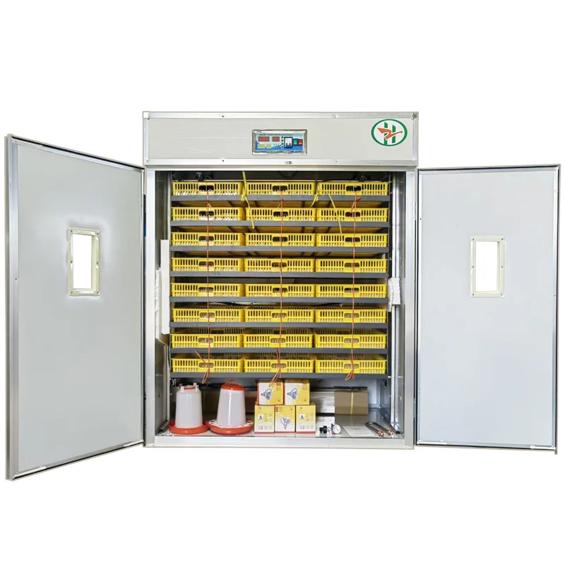 

Factory Price Fully Automatic Egg Incubator 2112 Capacity Hatching, Brooding & Heating With Intelligent Controller