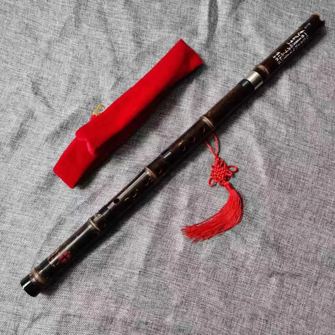 

Two Sections professional performances of short Flute xiao, 8 holes or 6 holes, G/F key, purple bamboo Flute Xiao