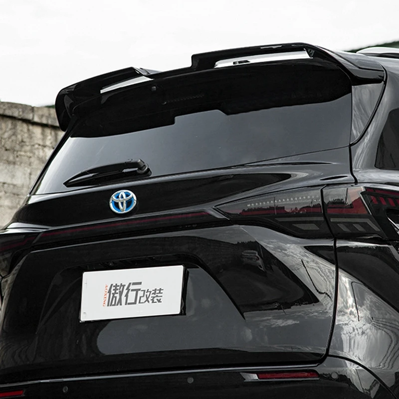 

For Toyota Sienna Spoiler 2020-2022 ABS Plastic Material Primer Color Rear Boot Trunk Wing Rear Roof Spoiler Car Accessories