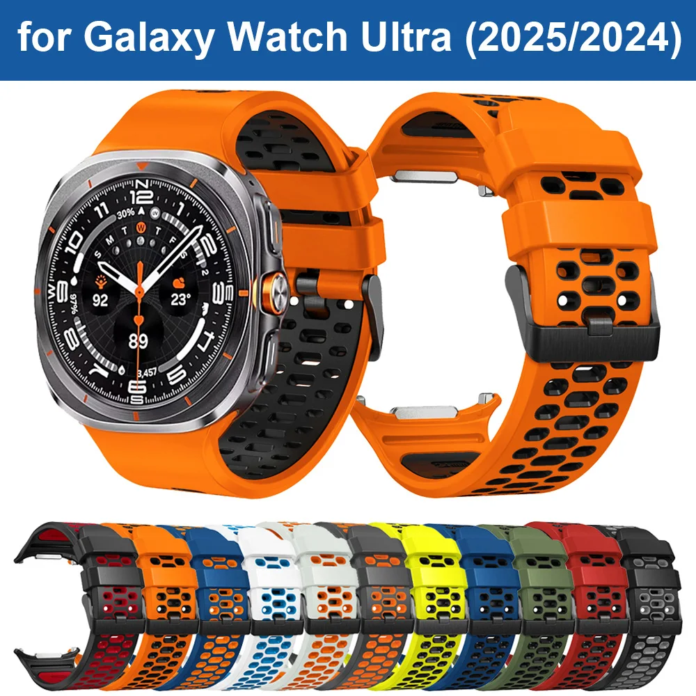 Para samsung galaxy watch ultra 2025 pulseira caber galaxy watch ultra 2024 tom duplo cores pulseira de relógio substituição