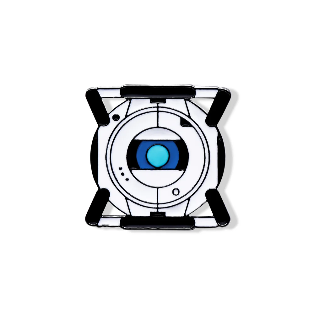 Wheatley Portal Enamel Pin Aperture Science Brooch Lapel Hat Knapsack Badge Delicate Jewelry Collection Wholesale