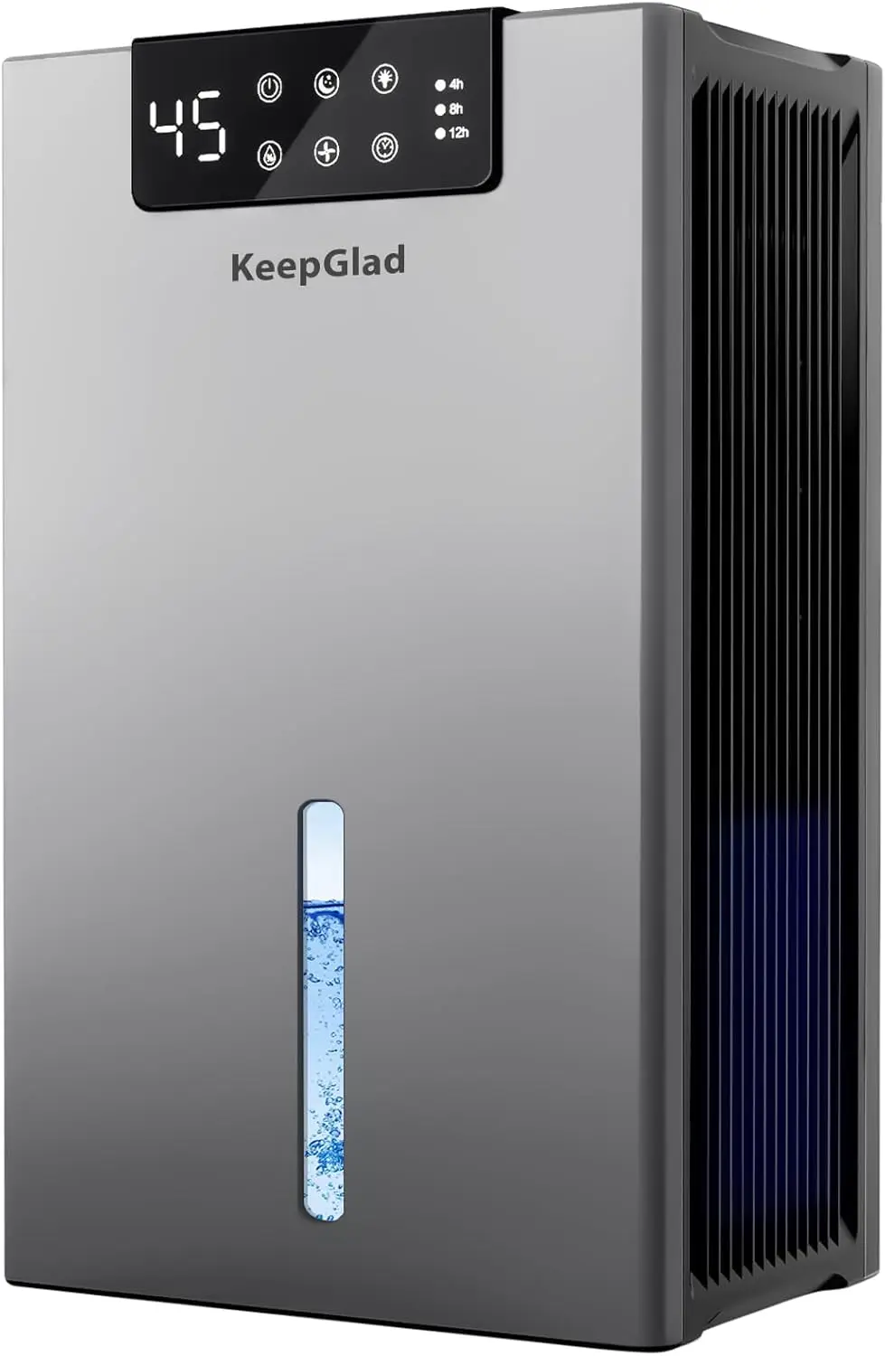 

Осушитель воздуха 98OZ для дома (до 1000 кв. футов), с автоматическим отключением, моющимся фильтром, дисплеем влажности, таймером, серый