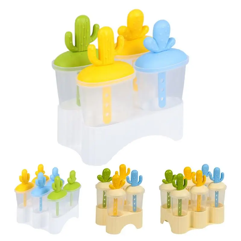 Popsicle Molds with Sticks Freezer Pop Molds Ice Pop Mold Ice Pop Maker Ice Cream Mold Homemade Popsicle Molds Cactus Popsicle