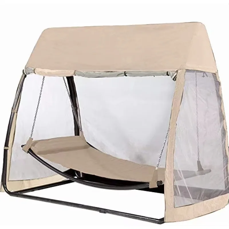 

2026 Outdoor Patio Canopy Cover Hanging Swing Hammock With Mosquito Net Garden Hammock Bed Set With Canopy & Netting