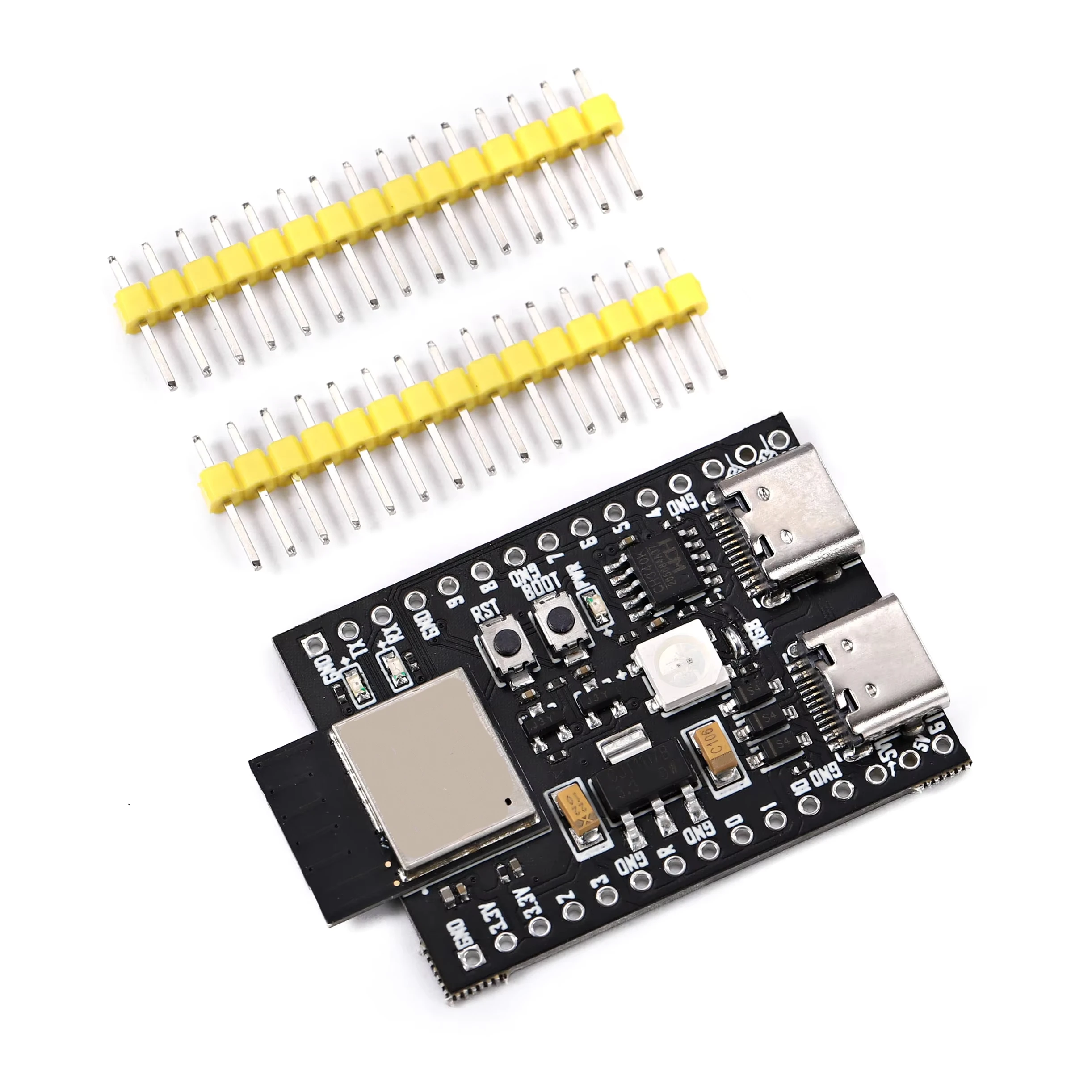 ESP32-C3 ESP32-C3-DevKitM-1 Dual USB development board Pyboard CircuitPython Micropython wifi ESP32-C3-MINI-1