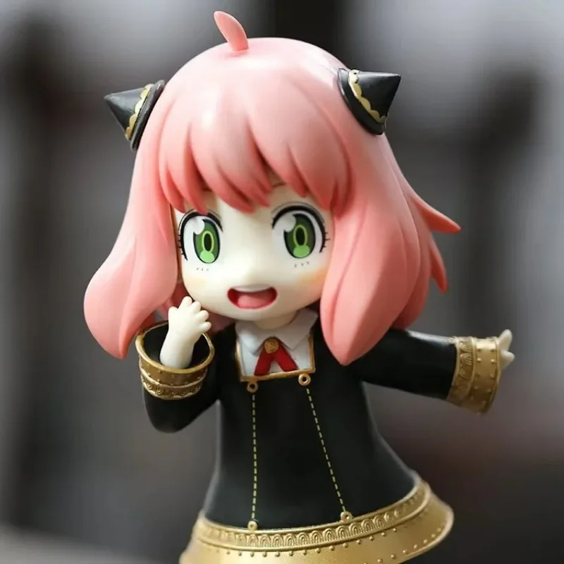 SPY x Family Anya Forger Anime Figure 13cm PVC Statue Collectible Desktop Ornament Kawaii Cute Model Toy Gift for Anime Fans