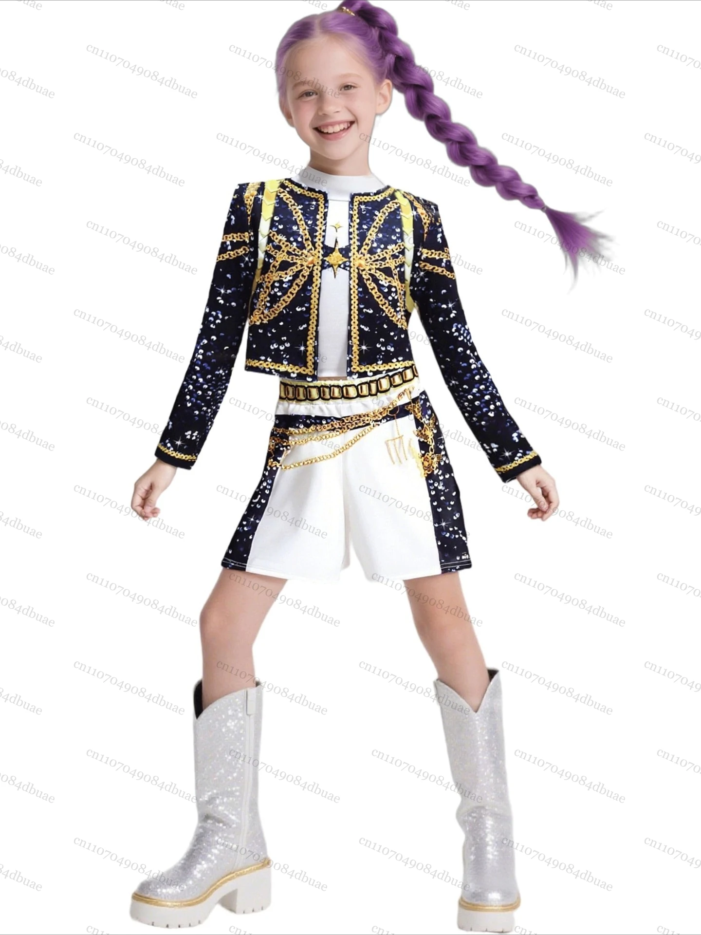 Disfraz de cazadores de demonios Kpops para adulto, chaqueta de Cosplay de cantante K Pop, conjunto completo de disfraz de escenario, trajes de Halloween, disfraz de Cosplay