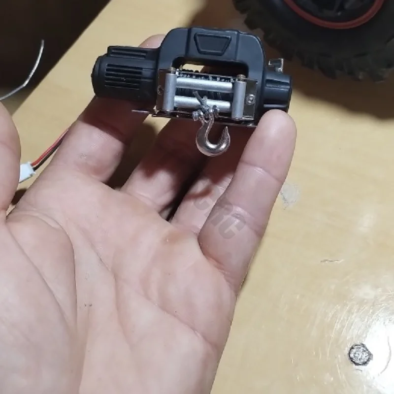 Gancho de recuperação do controlador remoto sem fio, RC Winch, 1:10 Crawler Car, TRX4 TRX6 SCX10 Wrangler CC01 TF2 D90