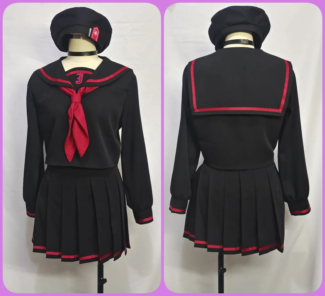 Justice Commission Mob Cute Sailor Dress JK Uniform Halo Shoes Halloween Props Blue Archive Ichika Assistant Cosplay Costume