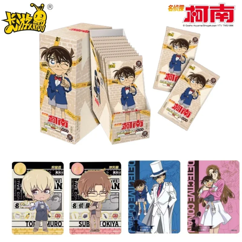 KAYOU Anime Anime Detective Conan Cards Insight Pack Reasoning Hobby Collection Jimmy Kudo Vi Graythorn Rachel Moore Toy Gifts