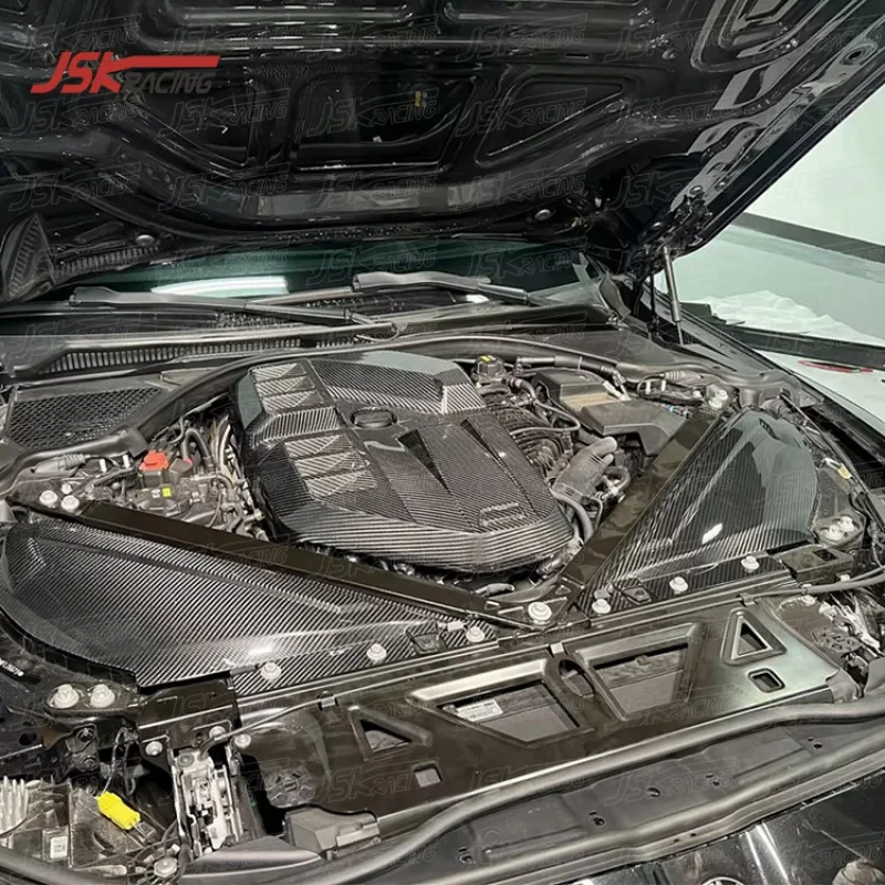 

Высококачественная карбоновая панель двигателя для BMW 4 серии G82 M4 2021-2023 годов, улучшенная версия для гонок