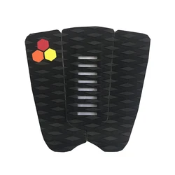 Tavola da surf Traction Pad Impugnatura per ponte colorata Tavola da surf Sup Schiuma Eva Diamante Antiscivolo Colla forte Ritagliabile 3 pezzi/set Coda del piede