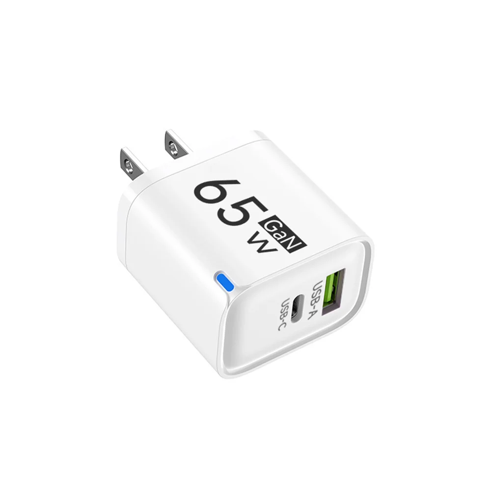 65W GaN Multi-Port Schnellladegerät Typ C Quick Charge QC3.0 für iPhone 16 17 Samsung Xiaomi Huawei Oneplus EU UK US
