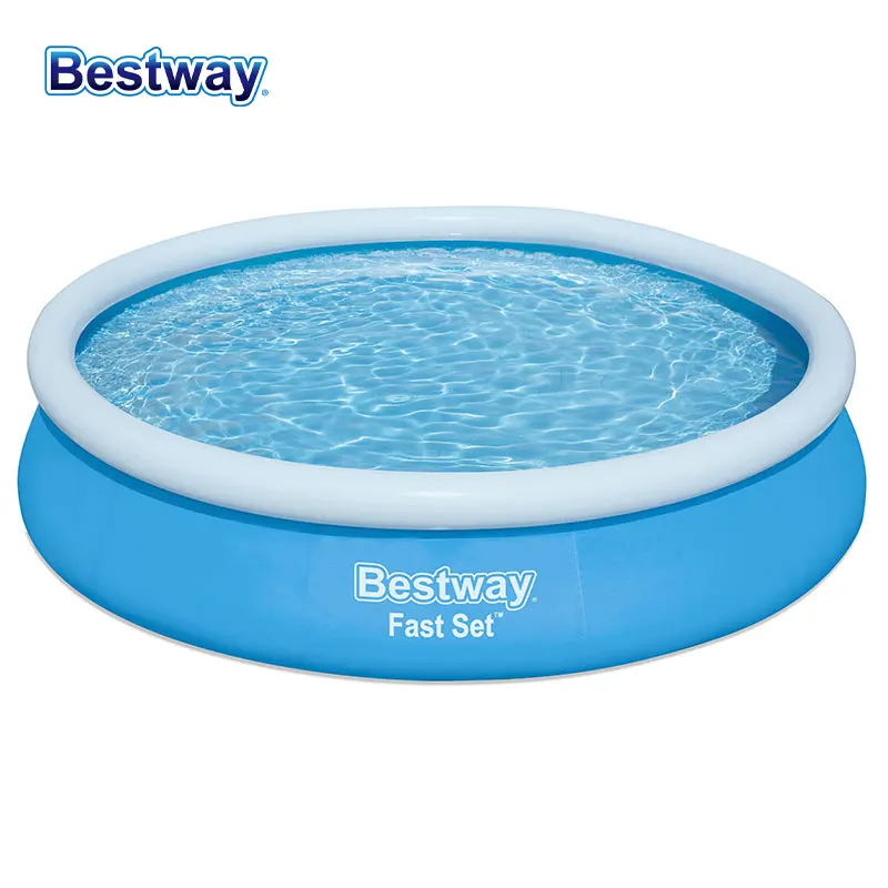 ชุดสระน้ำทรงสี่เหลี่ยมคางหมู Bestway 57274 Fast Set ขนาด 12' x 30 นิ้ว / 3.66 ม. x 76 ซม. + ปั๊มกรองมาตรฐานเยอรมัน รุ่น 58381GS(H1)