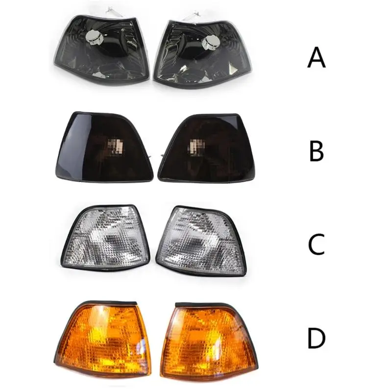 63138353280 Car Smoke Corner Lights Parking Lamp Len for 3 Series E36 4 Door 92-98 63138353279