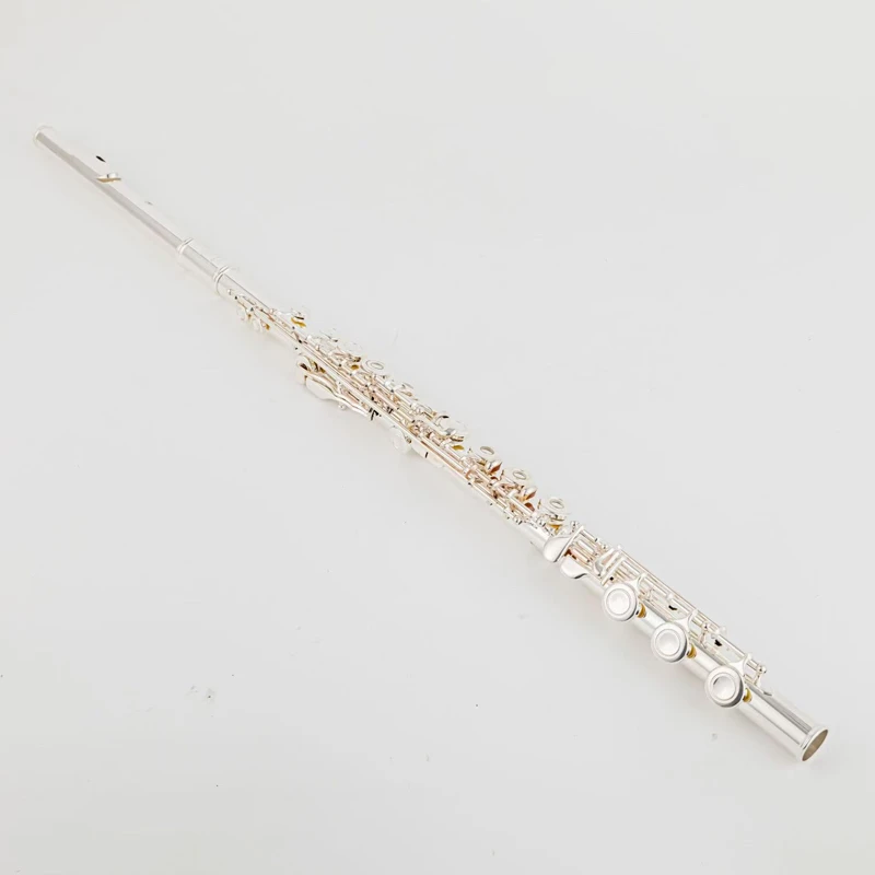 Japanese YFL-774H Flute, 17-Hole Open/Close Convertible, Silver-Plated Body, 925 Solid Silver Headjoint.