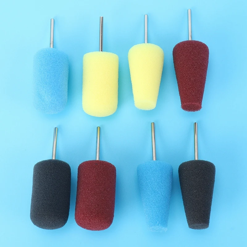 Buffing Polishing Wheel Car Polish Buffing Shank Polishing Sponge Cone Metal Foam Pad Car Maintenance Automobile Cleaning Tool