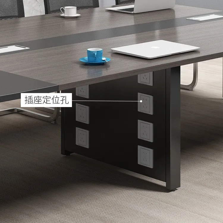 Conference table long simple modern office conference training splicing simple large and small conference