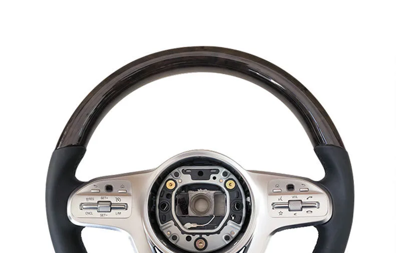 Discount Wood Steering Wheel FoW203 Gle Gls Glc Slc Led Display Peach Wood Car Steering Wheelcustom