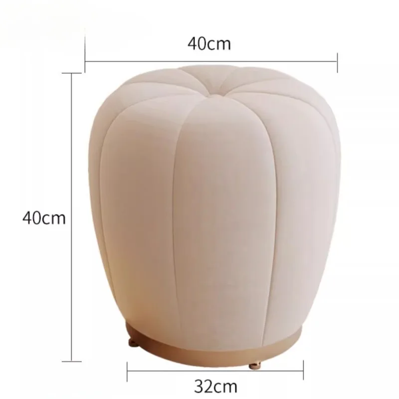 Portable Vanity Chairs Stool Adults Nordic Entrance Minimalist Luxury Stool Bedroom Gaming French Small Furniture Accessories view 6