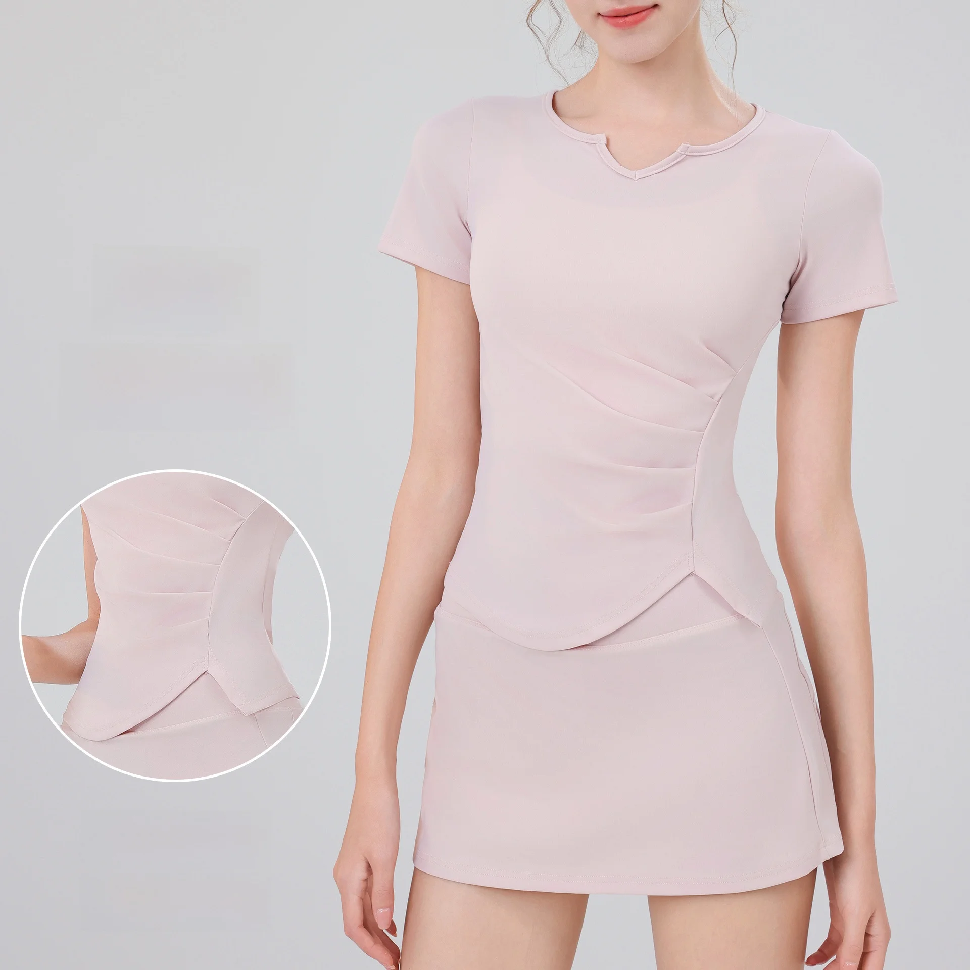 

Women's Anti-glare Sports Skirt Slimming Quick-drying Yoga Running Tennis Fitness Skirt for Summer Hip Covering