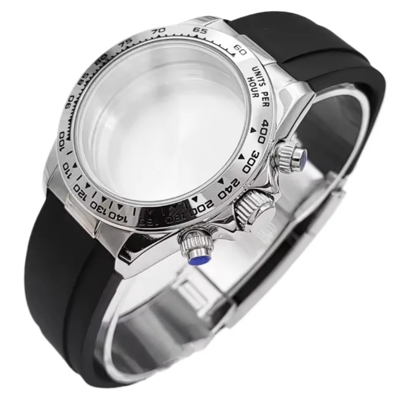 For 39Mm Modified Case Kit Chronograph 316 Stainless Steel Watch Accessories Quartz Movement