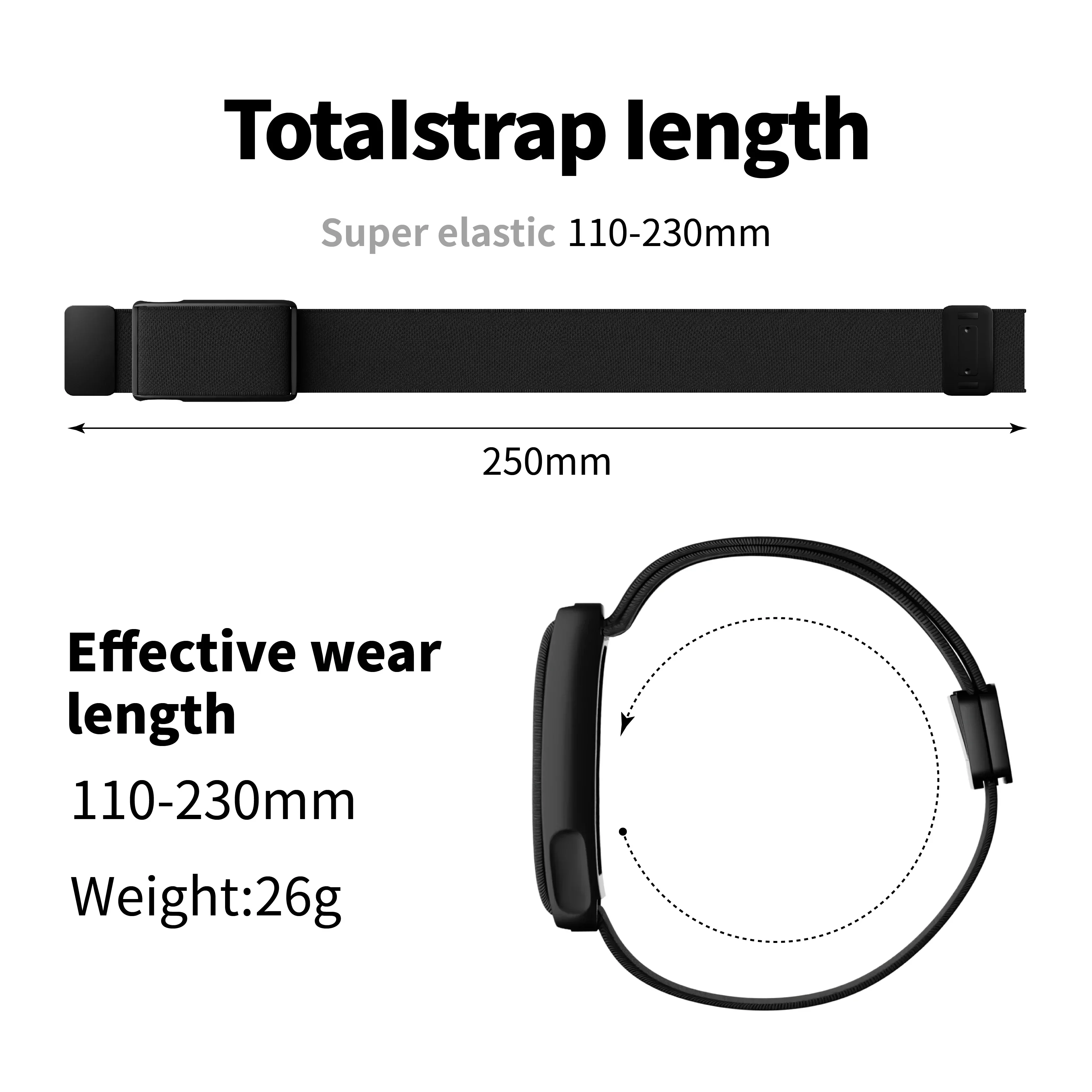 Magnetic Nylon Strap +Metal Frame for Amazfit Helio Elastic Adjustable Breathable Comfortable Bracelet Amazfit Helio Accessories