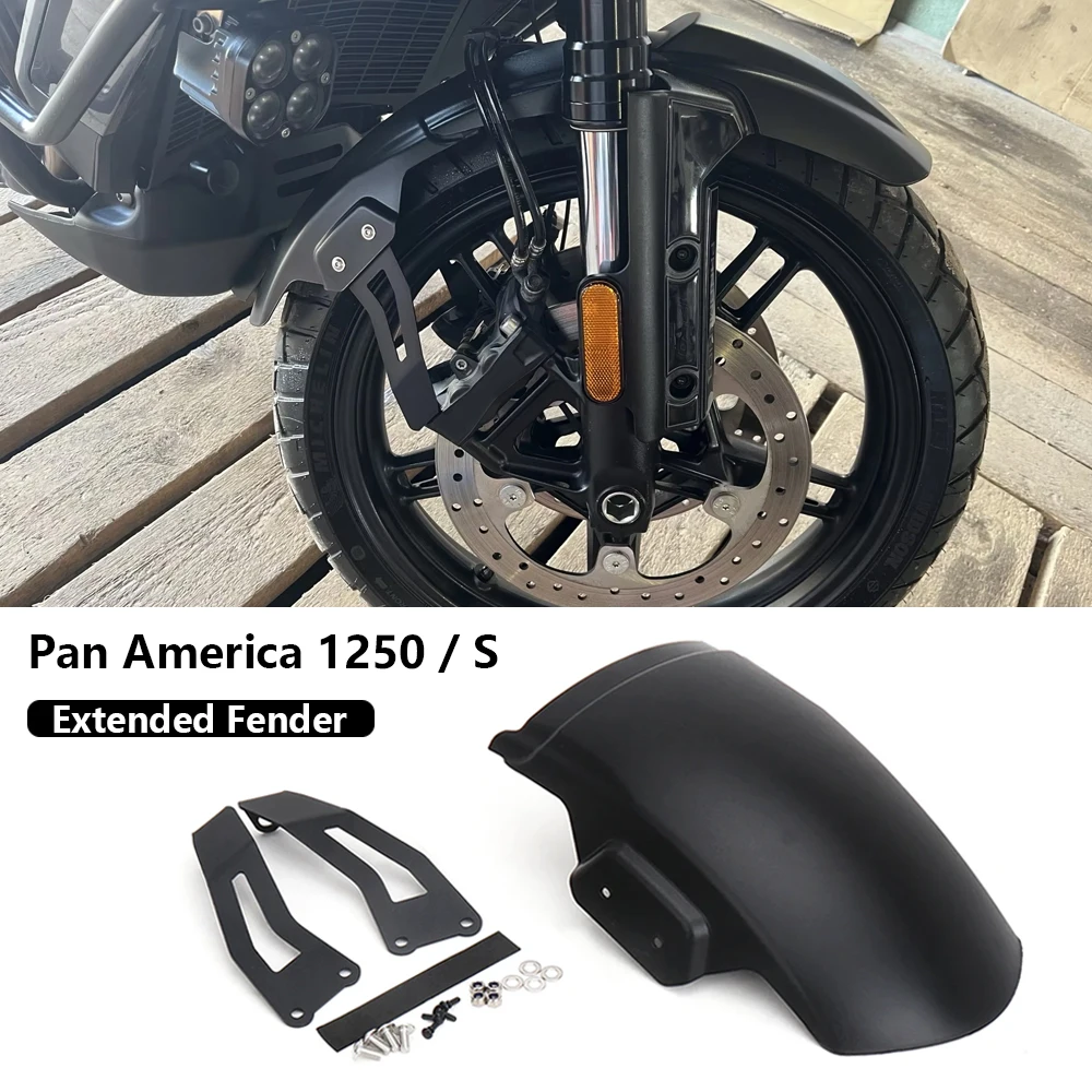 

Front Fender For Pan America 1250 Special PA1250 S RA1250S 2021-2024 2023 Motorcycle Mudguard Extended Front Wheel Splash Guard