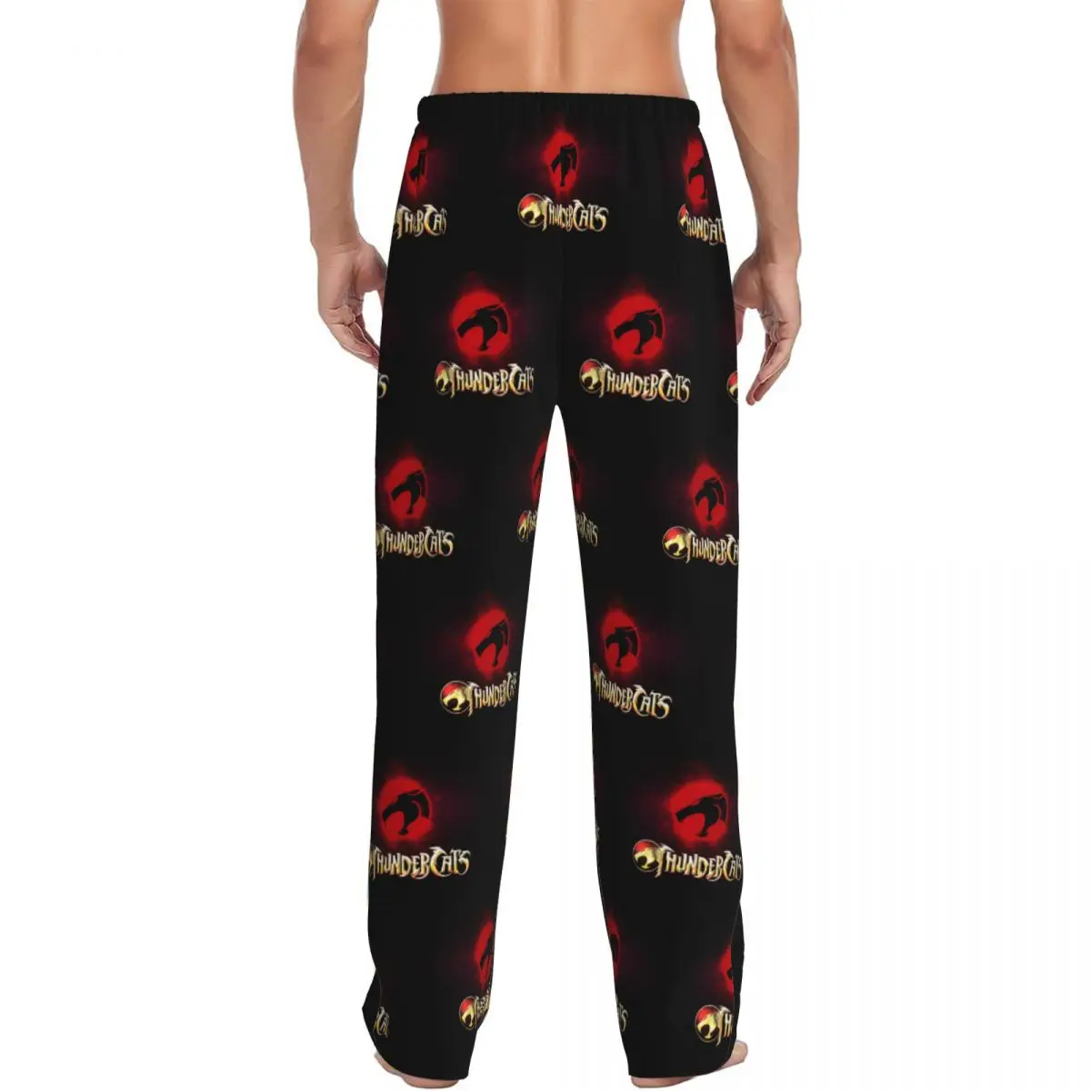 Custom Thundercats Pajama Pants Men Sleepwear Sleep Lounge Bottoms with Pockets