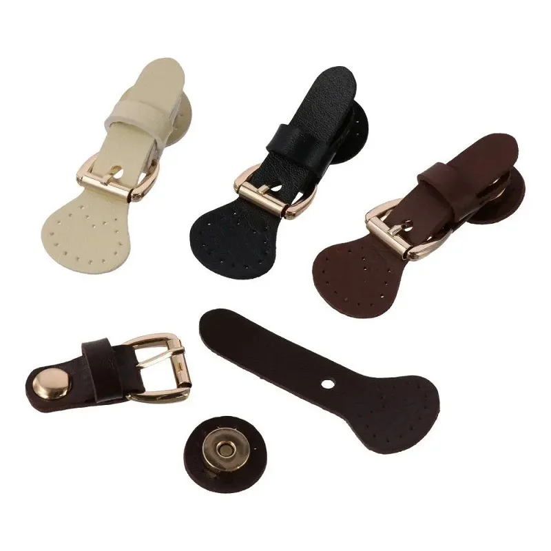 1pc PU Alloy Magnet Handbag Bag Buckle Fall Winter Tweed Coat Fur Adjustable Bag Buckle Multifunctional Luggage Accessories