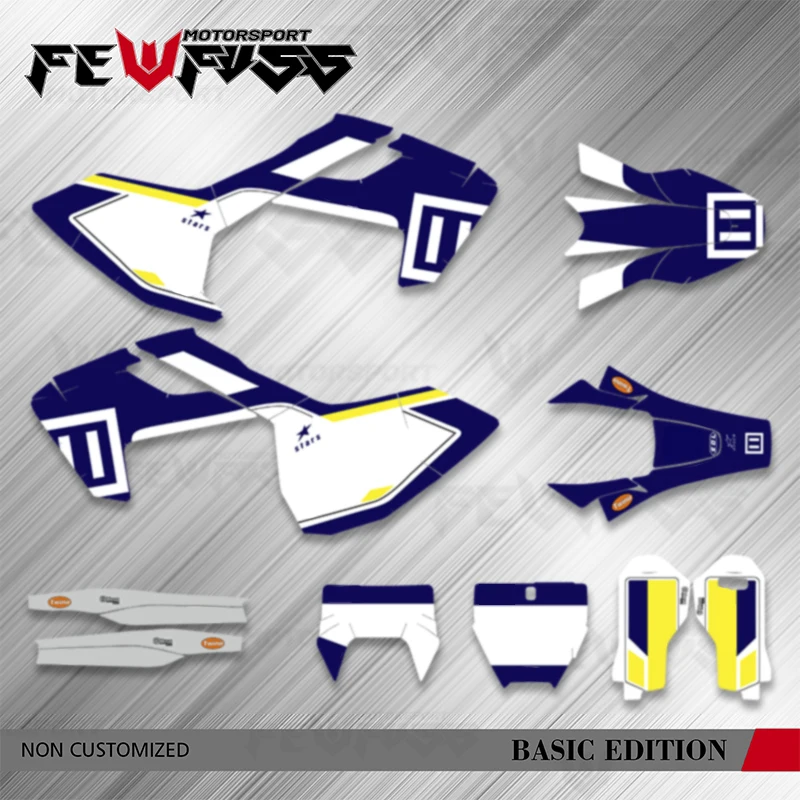 

Fewfuss Motorcycle For Husqvarna TC FC TX FX FS 2016 2017 2018 TE FE 2017 2018 2019 Graphics Decals Stickers