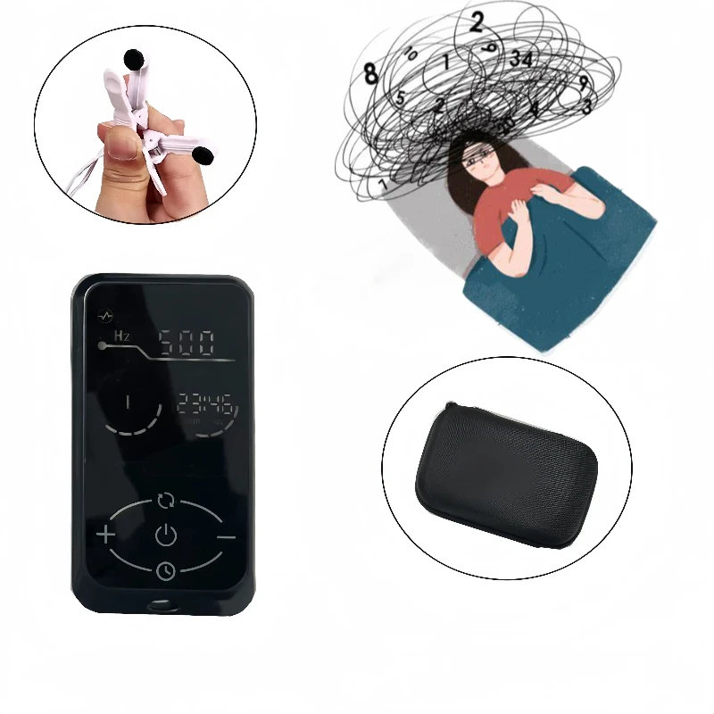 Clinical Grade CES Therapy Device for Headache Migraine TMJ Relief Pain Management Home Wellness