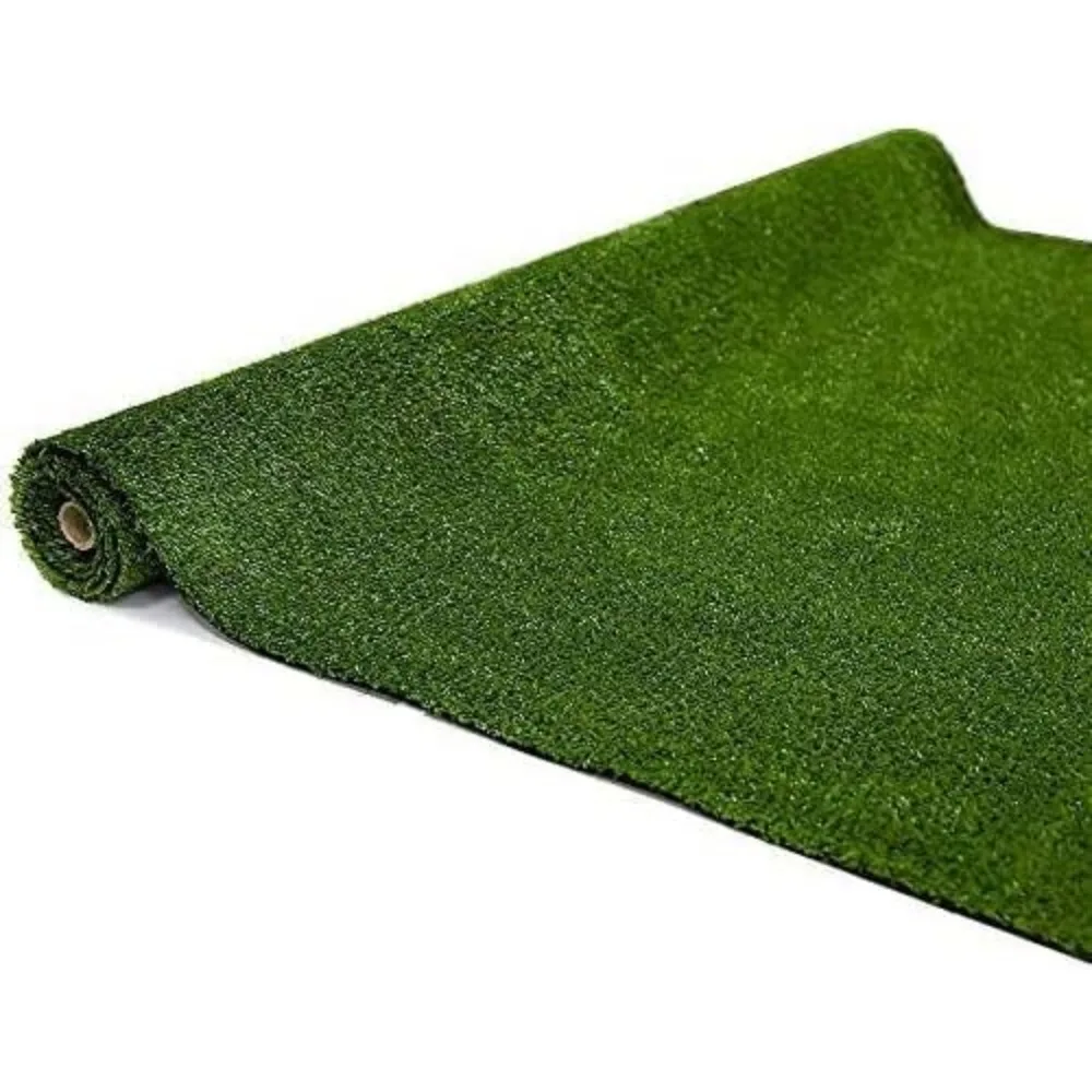 

Artificial Grass,Synthetic Turf Rug Grassing Height 0.4" Green Fake Grass,Customizable Lawn