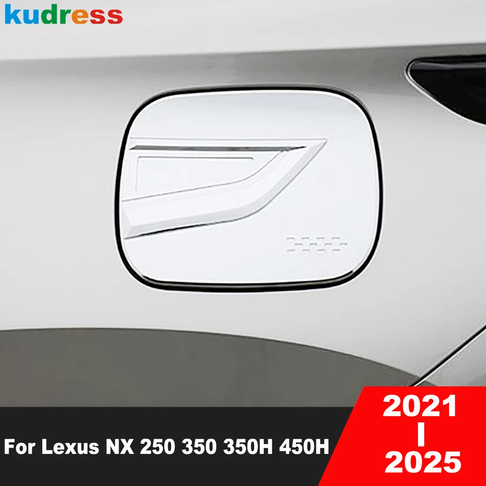 

Автомобильная накладка на топливный бак для Lexus NX 250 350 350H 450H 2021 2022 2023 2024 2025 Хромированная крышка масляного бака, аксессуары