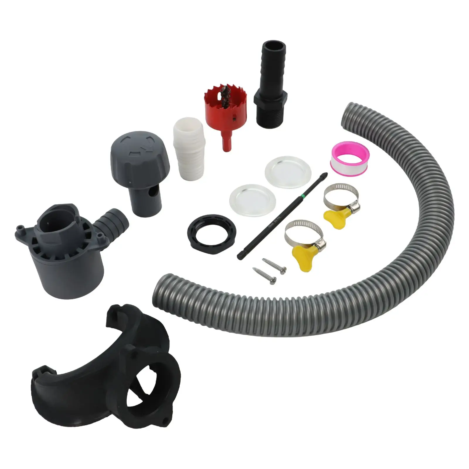 115mm Rain Collector Unit Compatible with Standard Round Downspouts for Rainwater Routing in Landscape and Lawn Projects