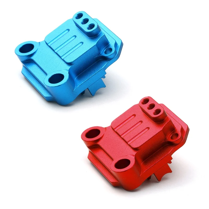 Aluminum Alloy Rear Gear Box Cover V2 For Tamiya TA01 TA02 DF0l Top Force Manta Ray RC Car Upgrade Parts Accessories