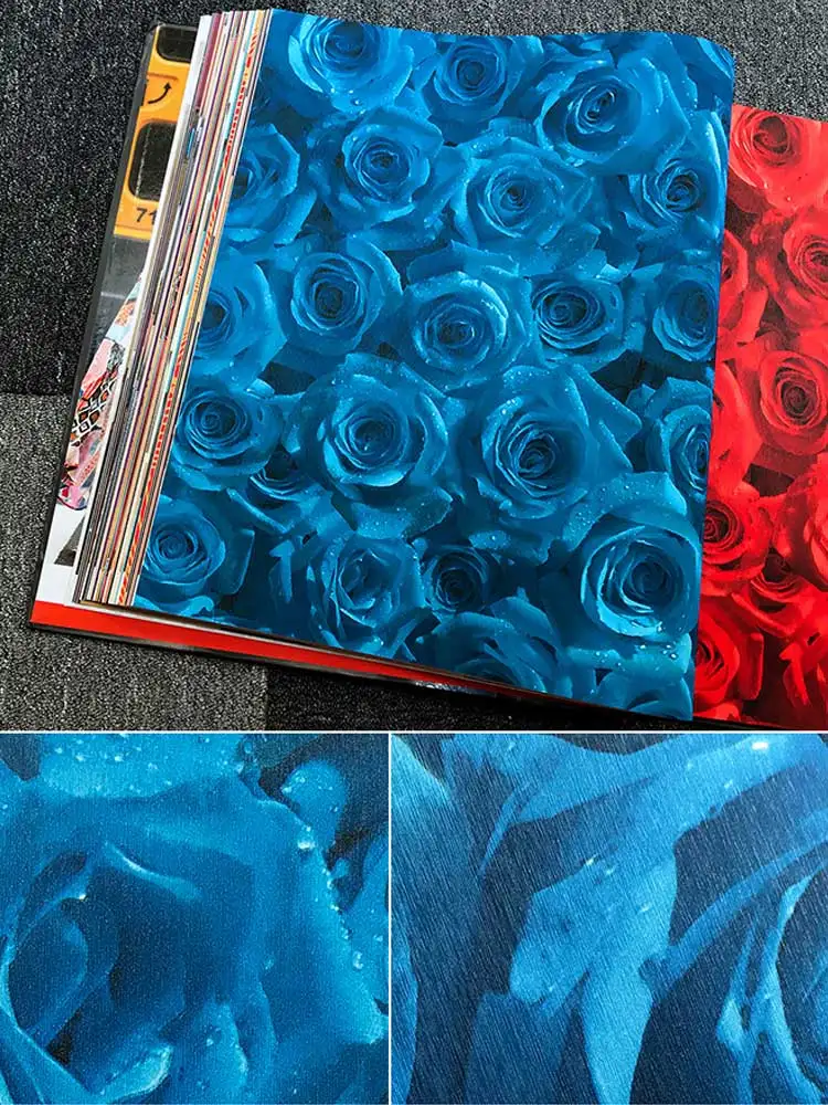 2022 Interior Design Wallpaper Rolls 3D Home Decoration Waterproof Rose Flower Wall Stickers papel tapiz para pared