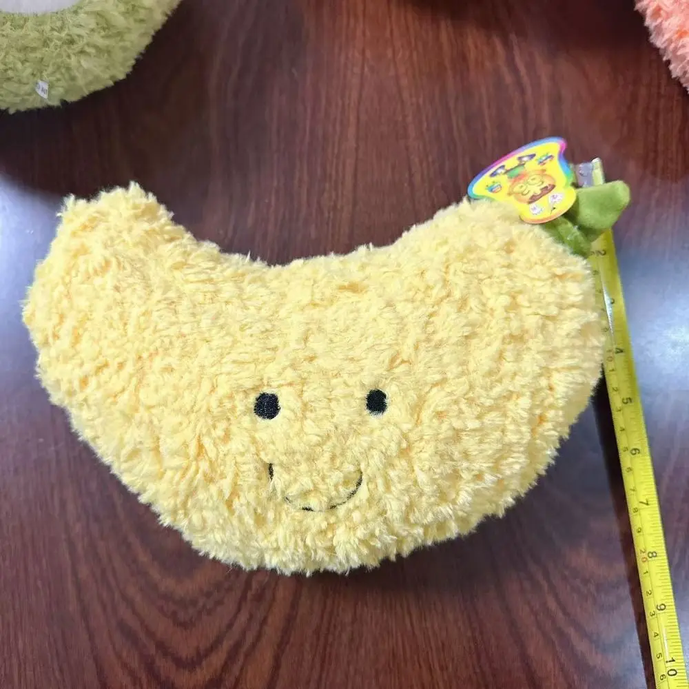 Fruta dos desenhos animados brinquedo de pelúcia multicolorido melancia abóbora limão vegetal brinquedo de pelúcia abacaxi manga bonito macio recheado fruta boneca