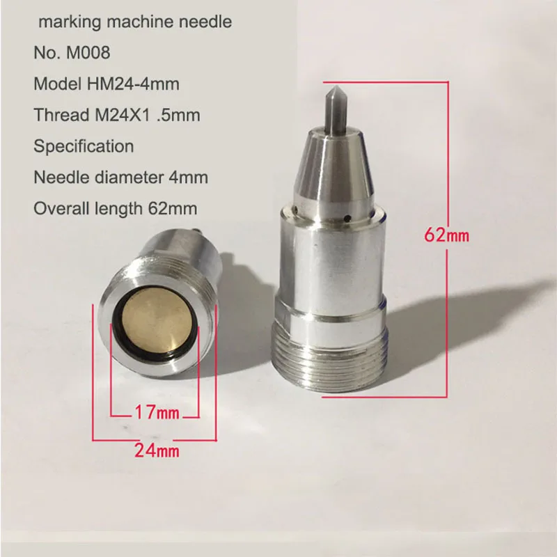 Pneumatic Marking Machine Needle Coding Machine Lettering Needle Complete Specifications Tungsten Steel Needle