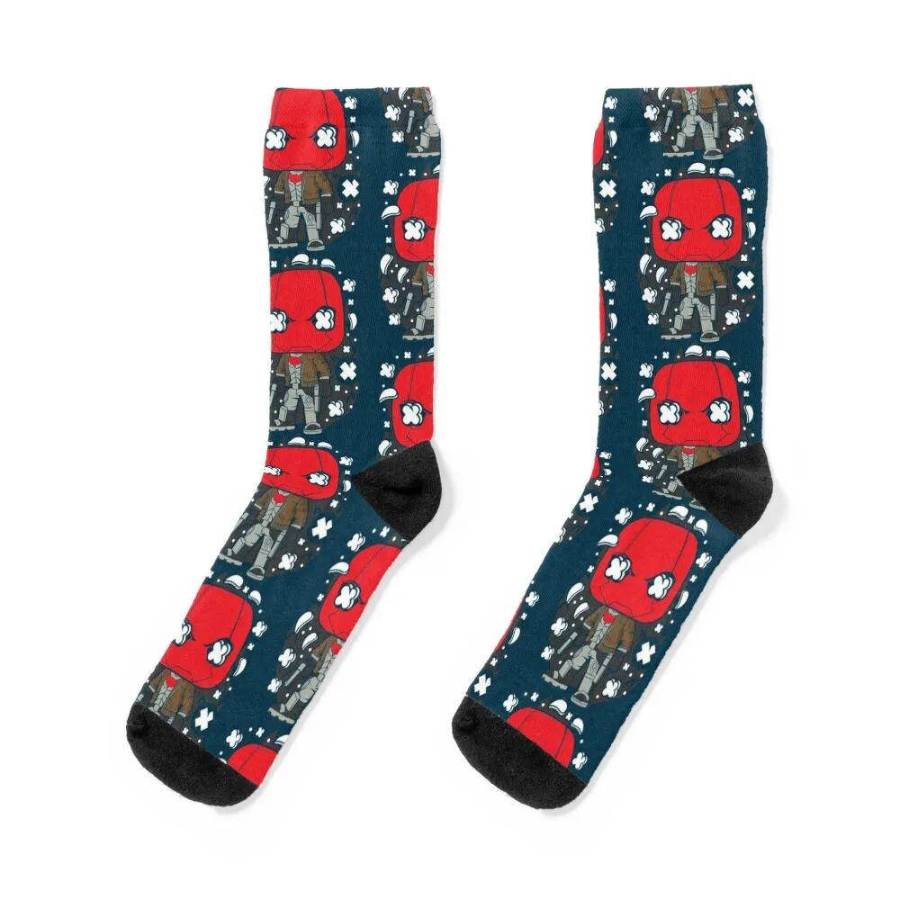 

Red Hood Jason Socks tennis hip hop bright garter Lots Women's Socks Men's