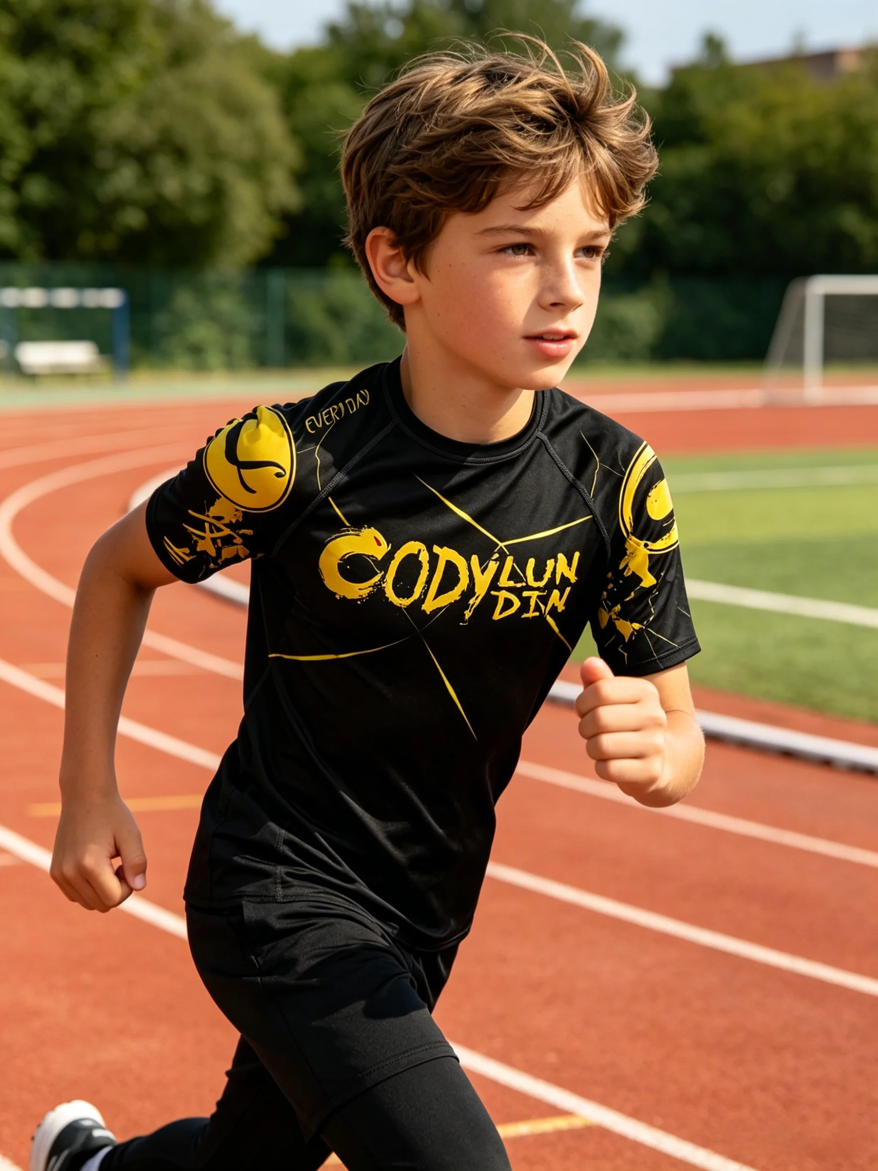 Cody Lundin Children's Mixed Martial Arts Rash Guard Sets Jiu Jitsu Boxing Training Gym Sportswear Shirts + Pants for Kids