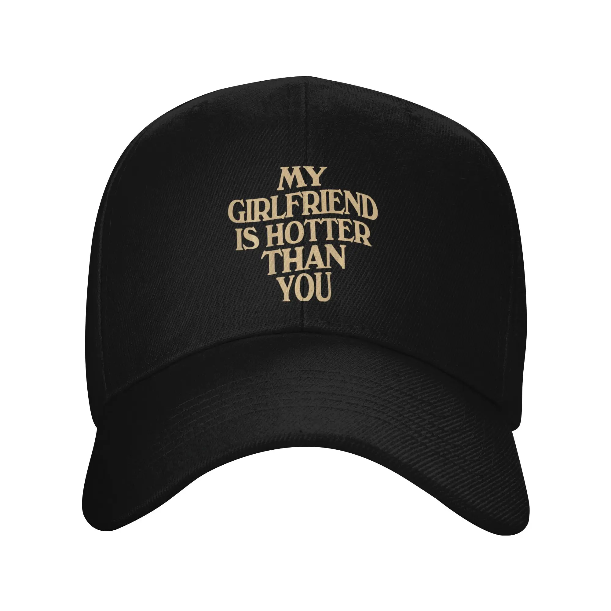 My Girlfriend Is Hotter Than You Sarcastic Saying Baseball Cap  Men Hats Summer y2k Retro Running Hippie Sun Visor Baseball Caps