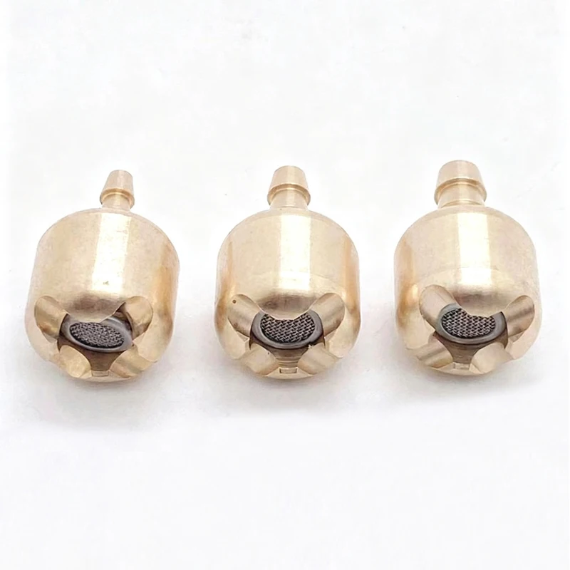 

2PCS M4/M5/M6 Anti-Clogging Nozzle Fuel Tank Hammer Filter Brass Heavy Weight for Fixed-Wing RC Models Fuel System Accessory