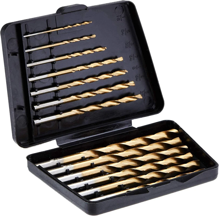 

13pcs Hss Drill Bit Set Durable High Speed Steel Tool File Set for Plastic 13 Piece Twist Drill Bit Set
