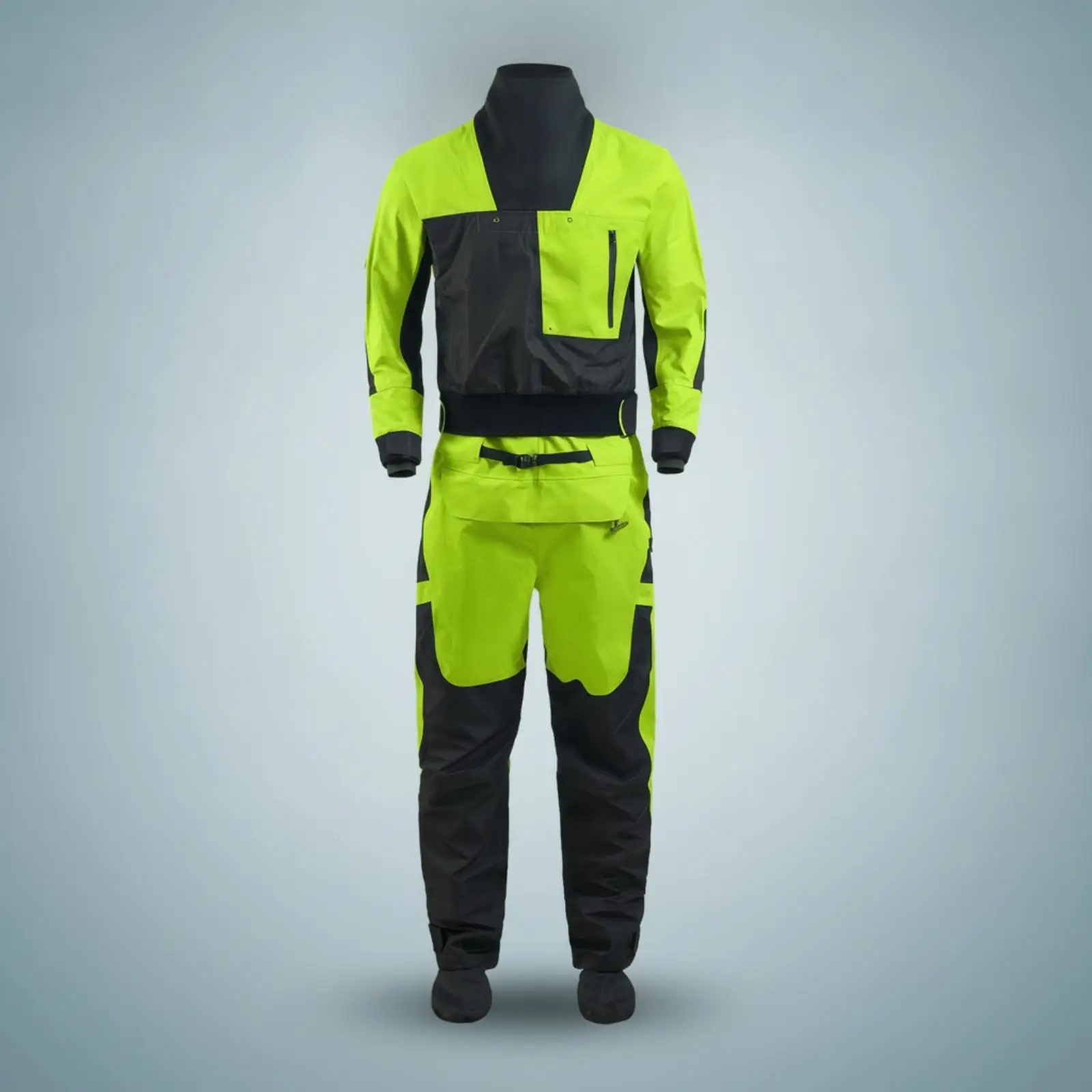 Men Insulating Diving Suit Full Coverage Long Sleeve Pants Polyester Shell for Jet Ski Wakeboard Canoeing
