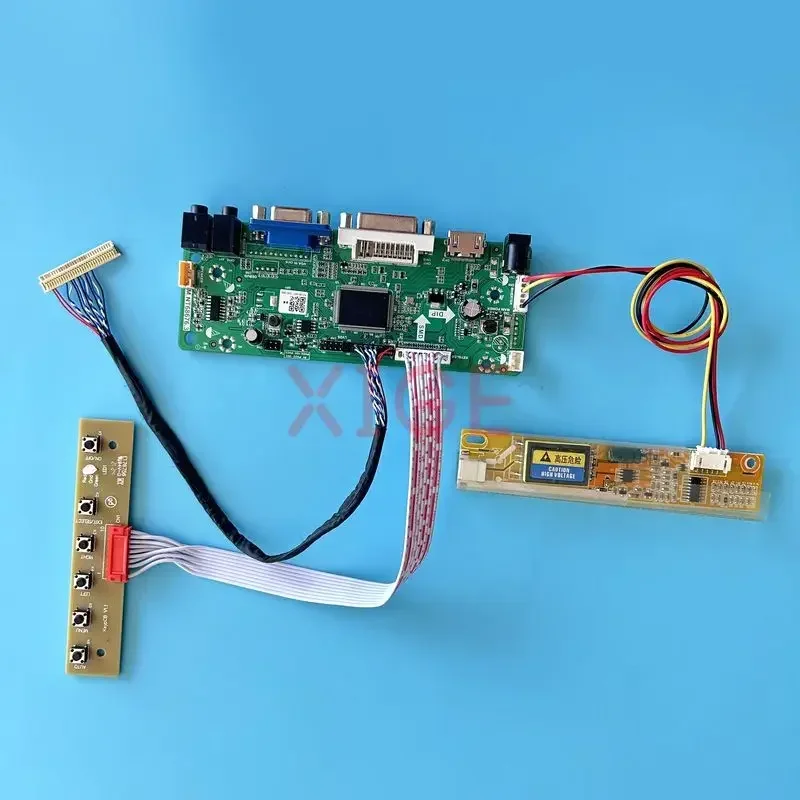 MNT68676 Controller Driver Board Fit LP156WH1 M156NWR1 N156B3 LCD Display HDMI-Compatible 1366*768 Kit 1CCFL DVI VGA LVDS-30Pin