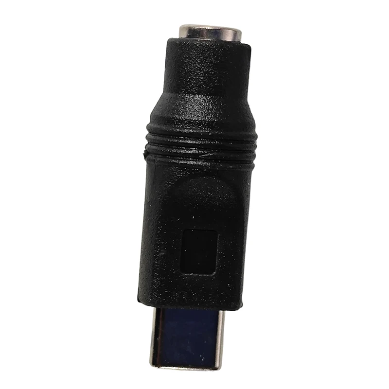  1pc 5.5*2.1mm Female Jack To Type-C 3.1 Male Plug 90/180 Degree DC Low Frequency Adapter For Mobile Phones