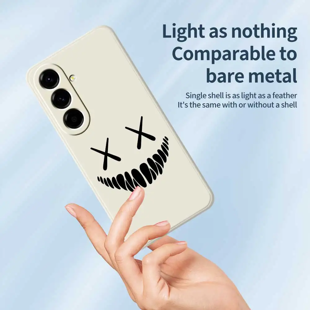 شخصية مبتسم الوجه قضية الهاتف لسامسونج غالاكسي A56 A32 A23 A22 5G A32 A23 4G A55 A54 A53 A52 A51 A35 A34 A31 غطاء ناعم